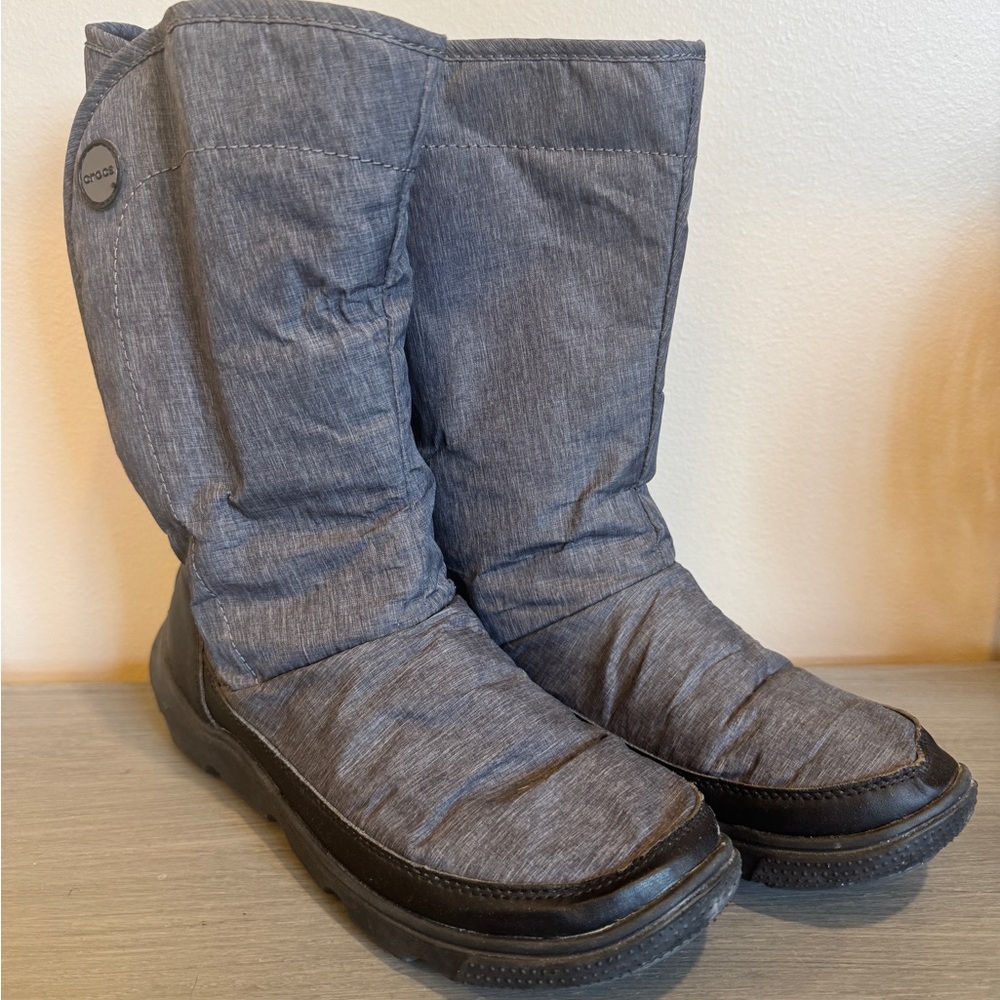 Crocs‎ Womens Duet Busy Day Boot Shoes Sz 8 Winter Waterproof